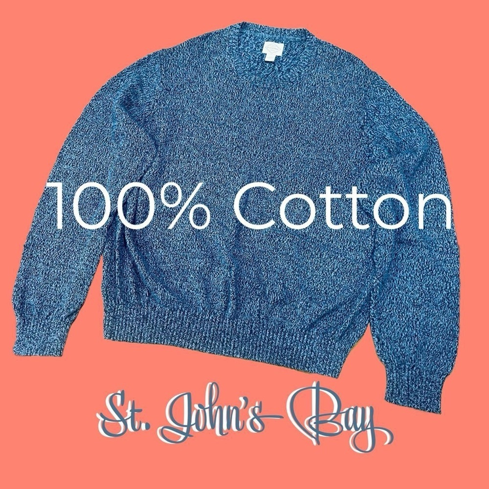 St. John’s Bay Navy Blue Crewneck Pullover Sweater XXL